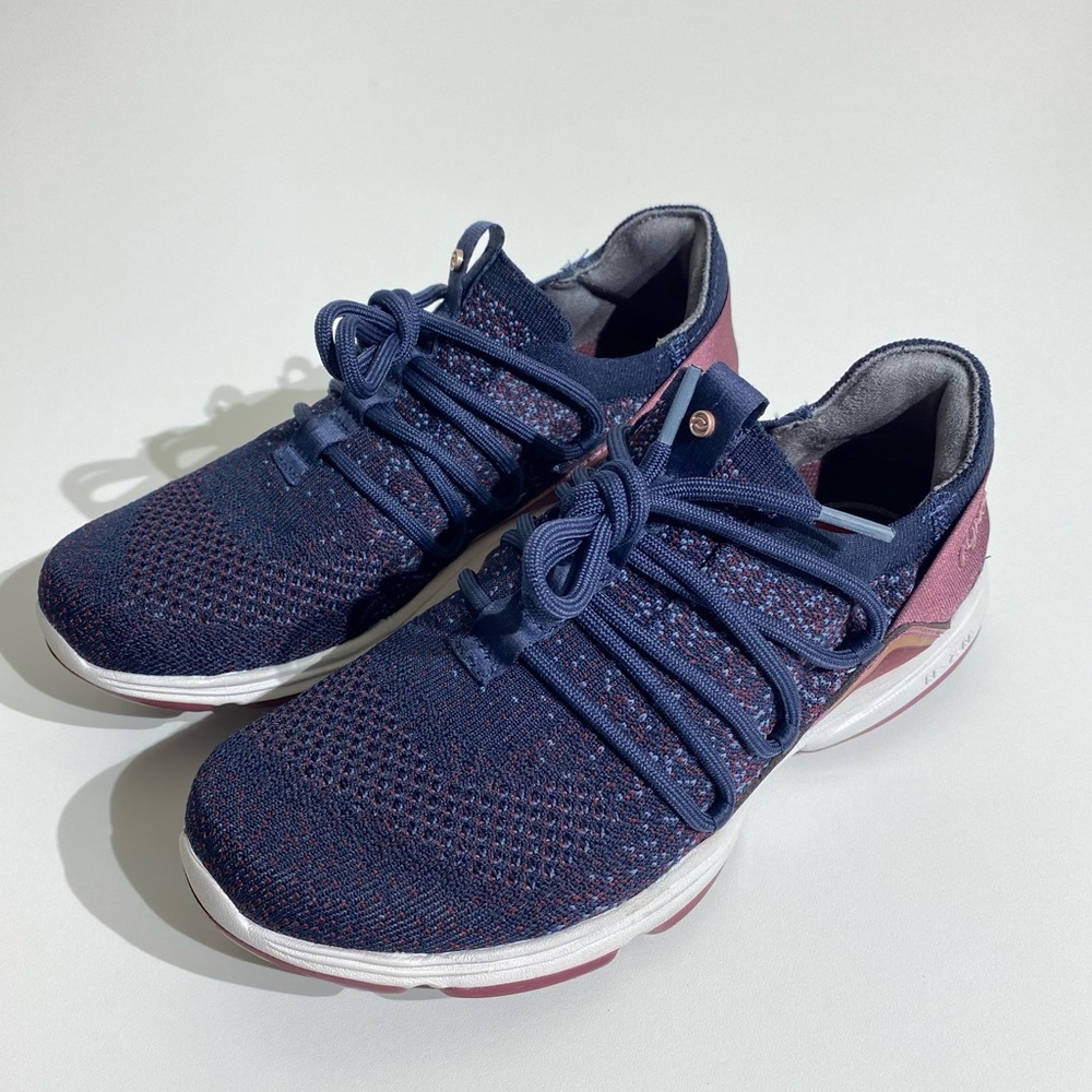 Ryka Women’s Diffuse Navy Knit Walking Shoes Sneakers Size 7